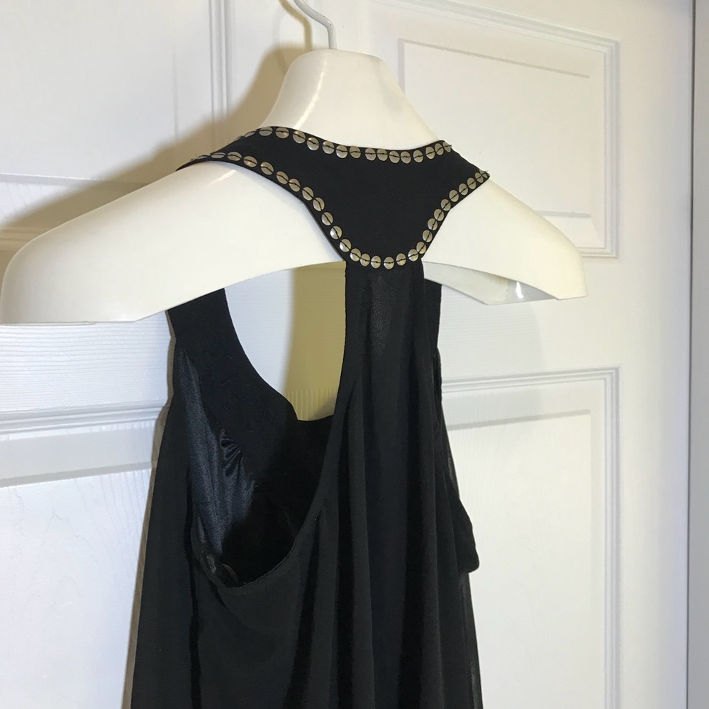 Theme Beaded Neck Racerback Dress - Picture 5 of 6